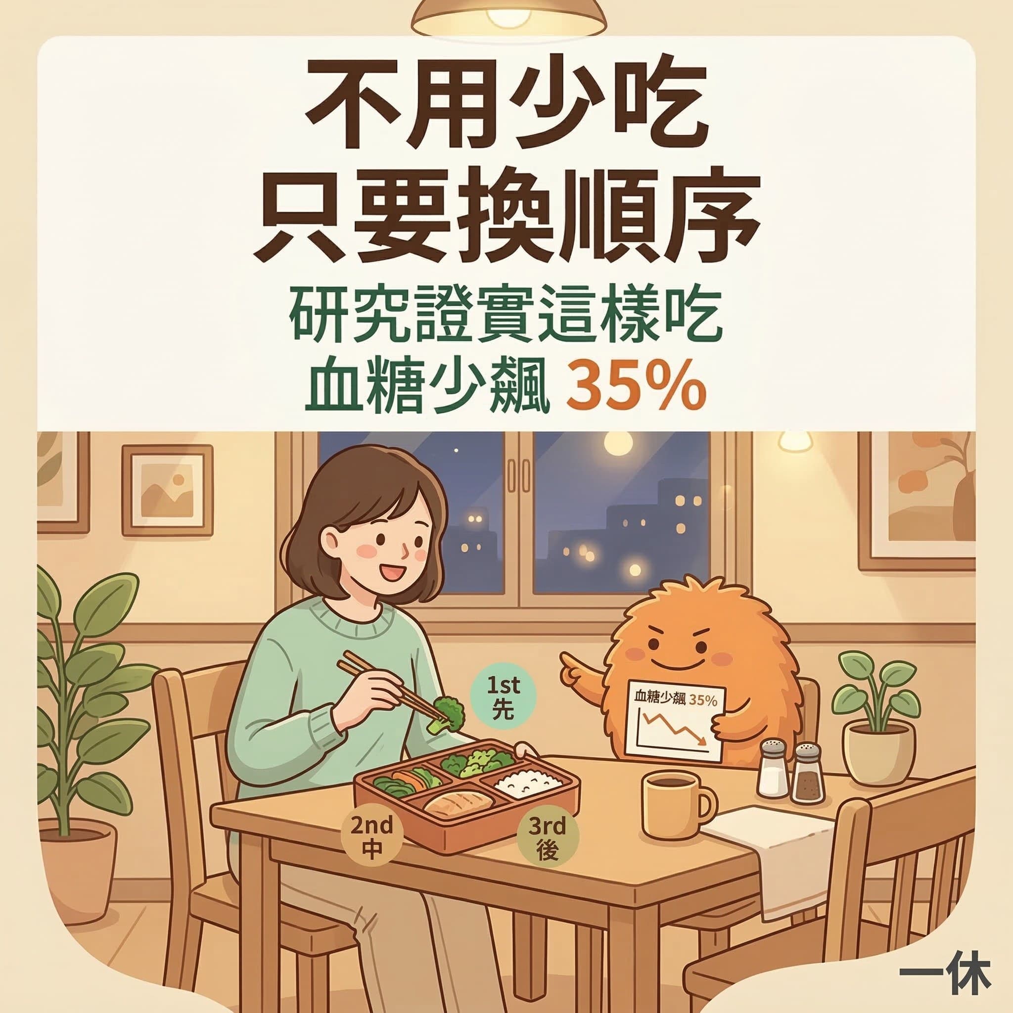 不用少吃,只要換順序:研究證實這樣吃血糖少飆 35%