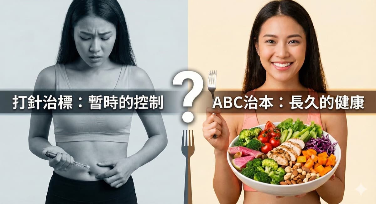 代謝重建 vs 瘦瘦針:花錢買的瘦,跟自己學來的瘦,差在哪?