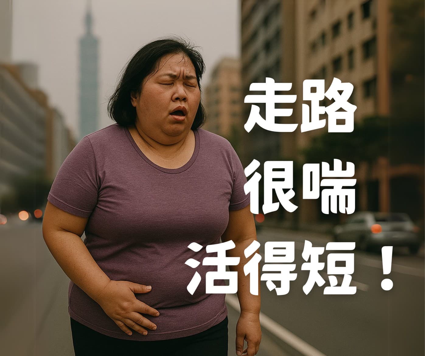 走個路就喘?小心,你可能正在縮短壽命