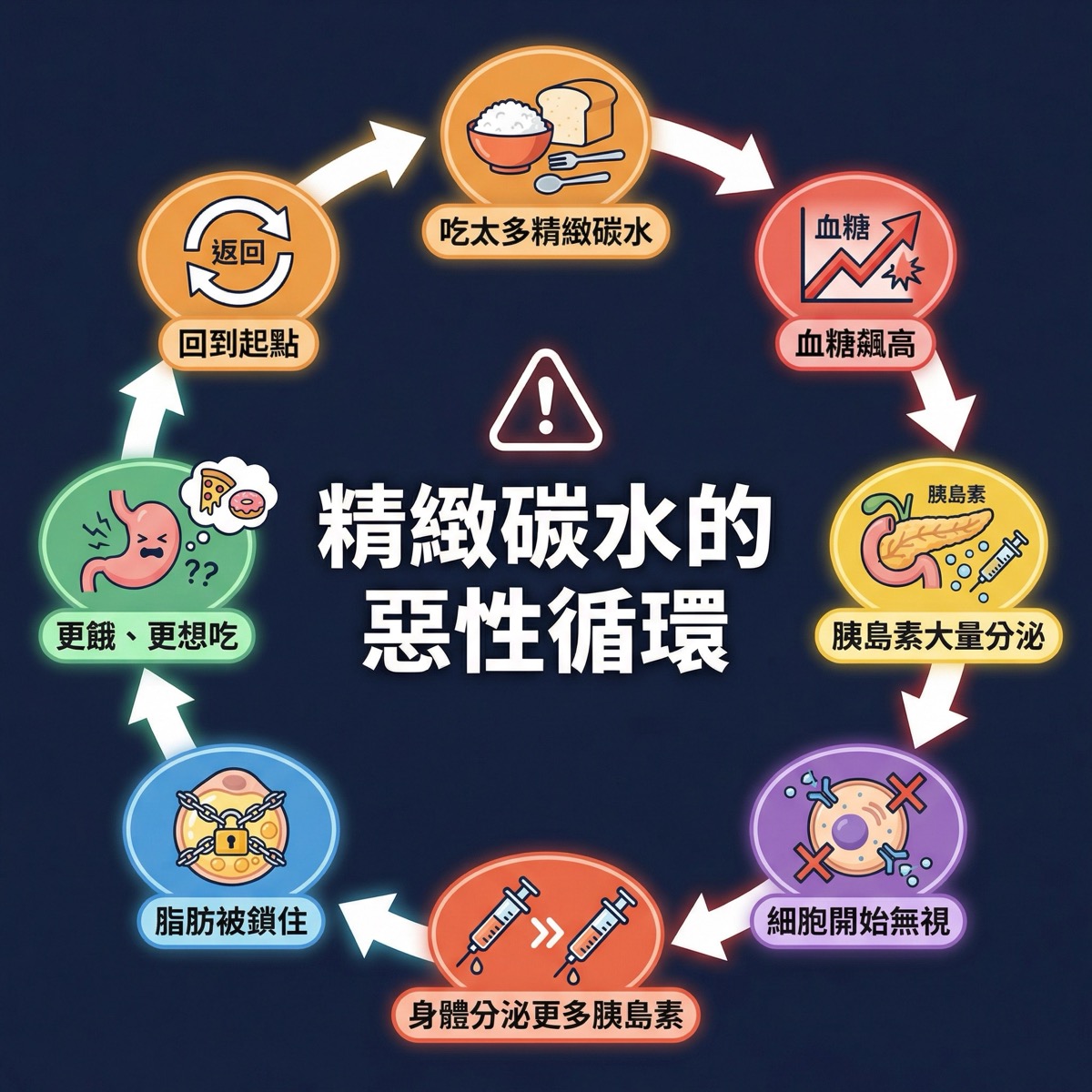 胰島素阻抗的惡性循環